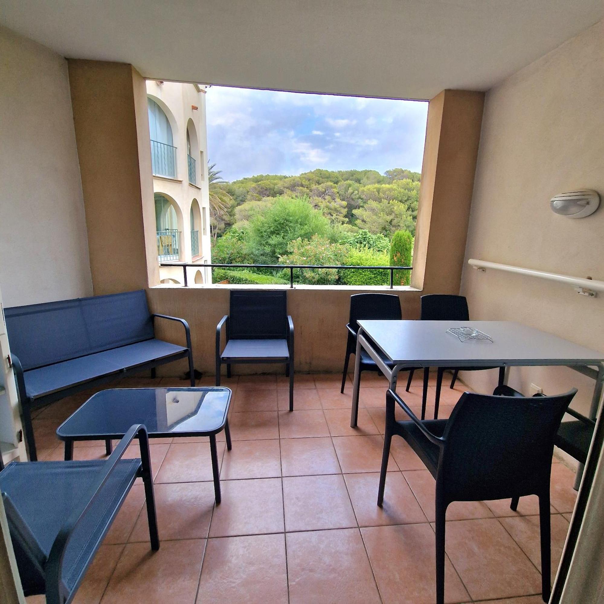 Appartement T2 - Bord De Mer - Piscine Six-Fours-les-Plages Exteriör bild